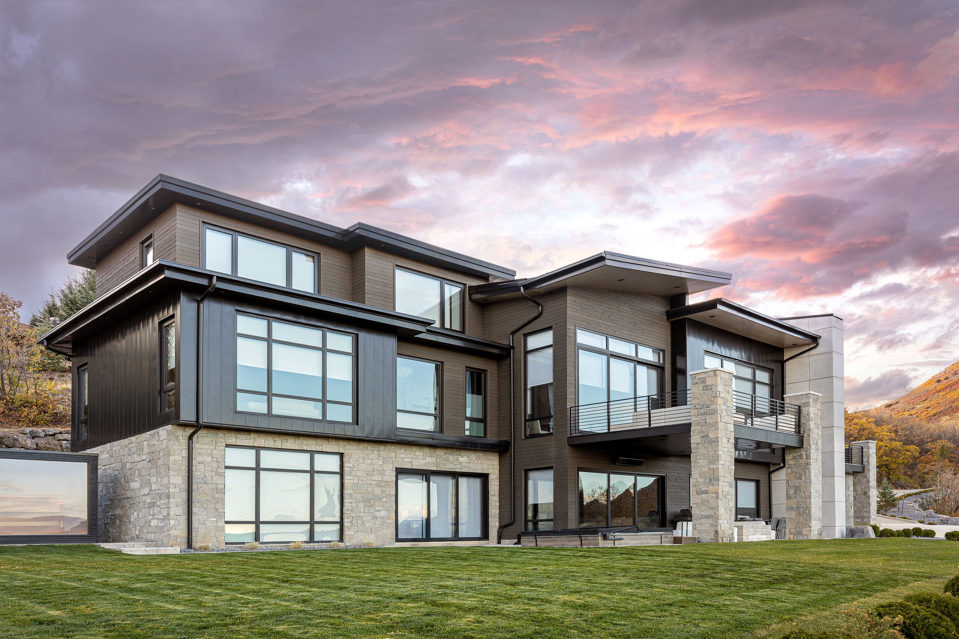 Modern Ski Lodge